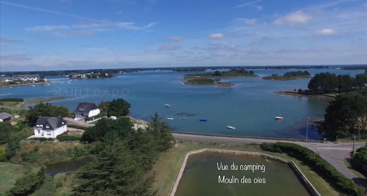 Camping Paradis Le Moulin Des Oies Belz Exterior photo