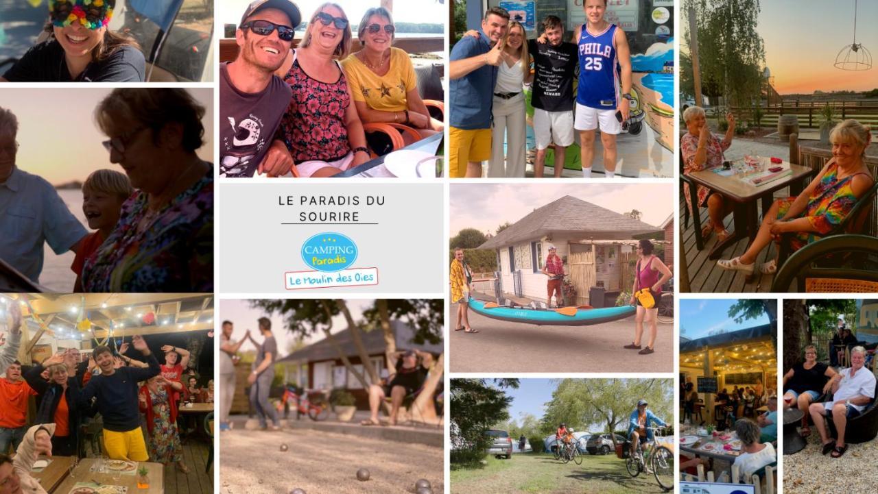 Camping Paradis Le Moulin Des Oies Belz Exterior photo