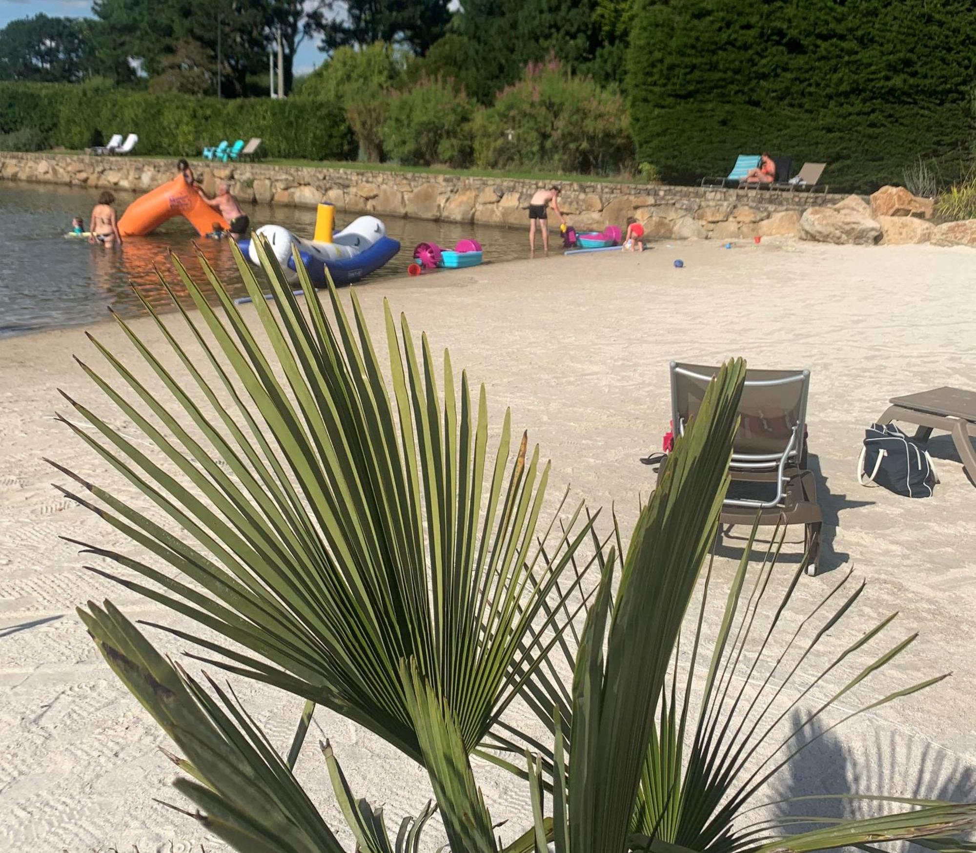 Camping Paradis Le Moulin Des Oies Belz Exterior photo